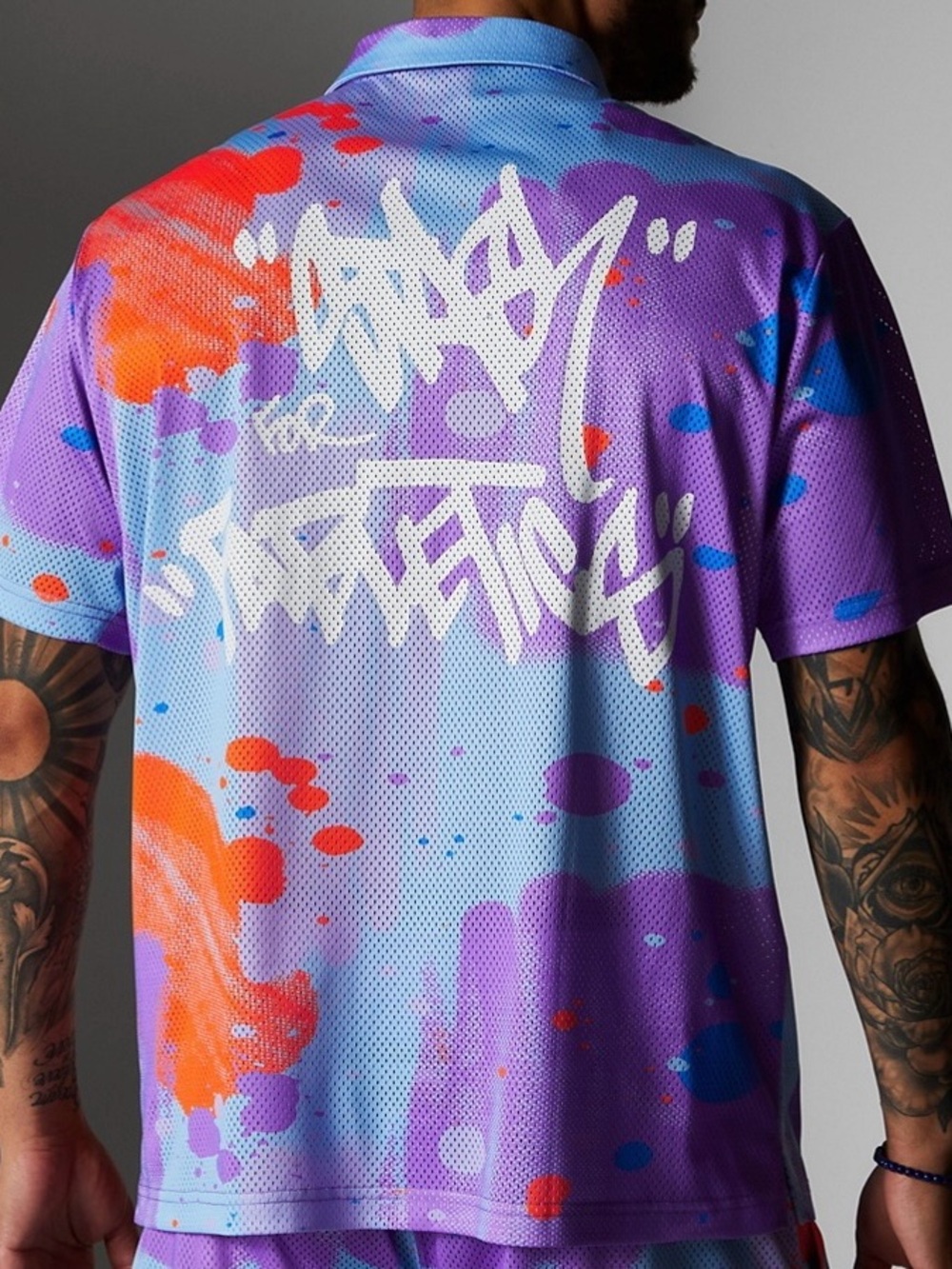 The rec button up 2.0 mens mesh button up shirt size Large colour stash